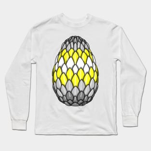 Demigender Pride Dragon Egg Long Sleeve T-Shirt